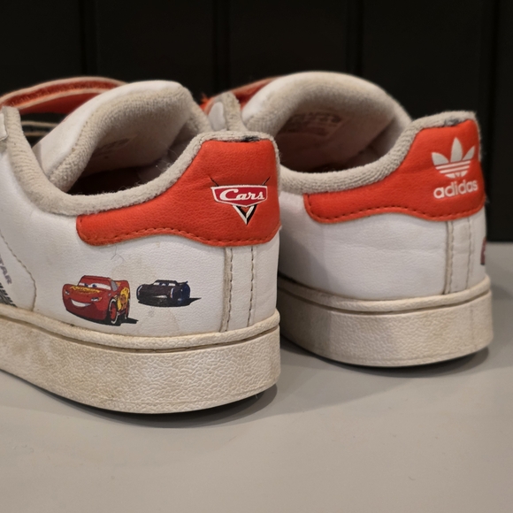 adidas Pixar Cars Superstar II Comfort Closure Shoes Kids - Picture 4 of 6